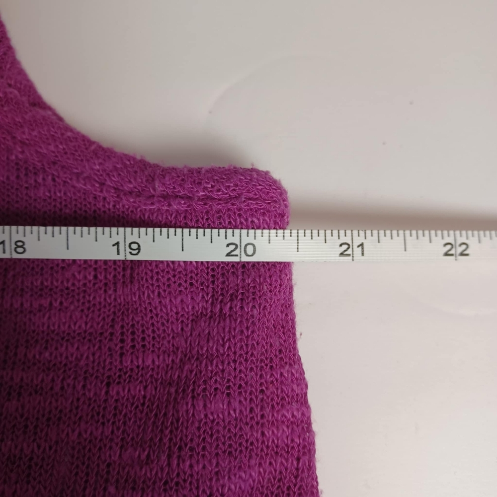 Torrid Semi Sheer Tank Top Purple Lace Back Sz 1 Summer Workout Yoga Leisure - Picture 5 of 6